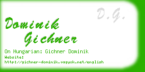 dominik gichner business card